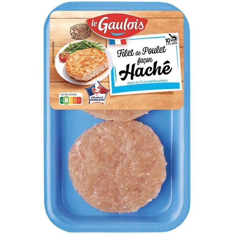 2 FILETS DE POULET FACON HACHE 高风险召回