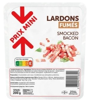 Lardons fumés PXM 200g 召回/安全警示